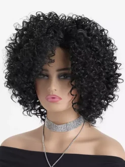 Small Curly Short Hair Daily Synthetic Wigs For Women 2026