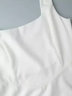 Square Neck Sleeveless A-line Maxi Dress For Summer 2026