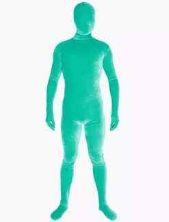 St Patricks Day Costume Unisex Velours Zentai Suits