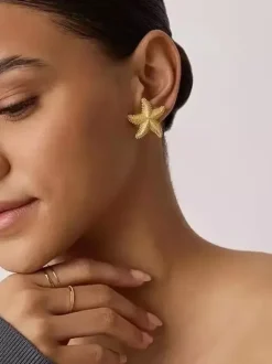 Starfish Shaped Beach Earrings For Women 2026