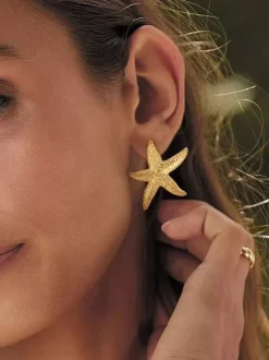 Starfish Shaped Beach Earrings For Women 2026