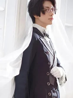 Steampunk Lolita Coats Gray Coat Overcoat Polyester Winter Lolita Outwears