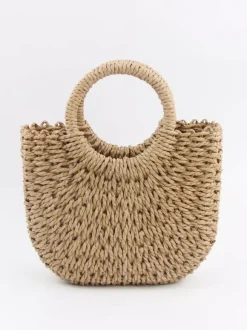 Straw Handbag Holiday Casual Beach Bag For Women 2026