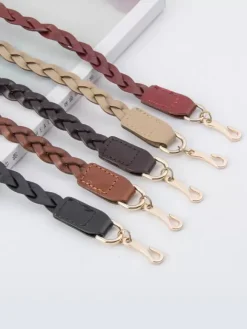 Stylish Belt Cowhide Leather Braided Dresses Shirt Belts With Fringe