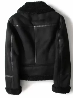 Suede Jacket Faux Shearling Winter Coat 2026 Outerwear For Women