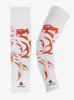 Summer cycling ice silk sleeves for men outdoor driving sun protection ice sleeves floral arm sleeves UV extended
