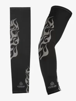 Summer cycling ice silk sleeves for men outdoor driving sun protection ice sleeves floral arm sleeves UV extended