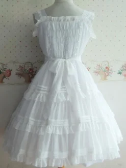 Sweet Buttons Polyester Lolita Dress