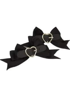 Sweet Lolita Accessories Black Chains Polyester Fiber Headwear Hearts Pattern Miscellaneous