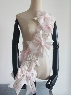 Sweet Lolita Accessories Gold Bows Accessory Miscellaneous