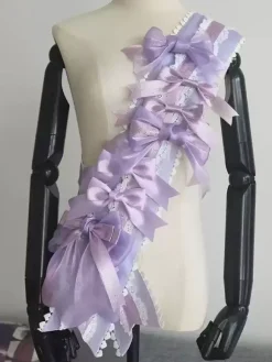 Sweet Lolita Accessories Gold Bows Accessory Miscellaneous