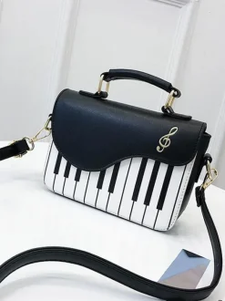 Sweet Lolita Bag Black Shoulder Bag Leather Lolita Accessories