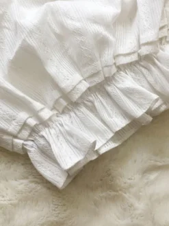 Sweet Lolita Bloomers Jacquard Loose White Lolita Pant
