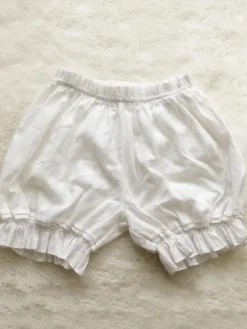 Sweet Lolita Bloomers Jacquard Loose White Lolita Pant