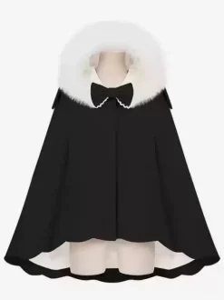 Sweet Lolita Coats Pink Coat Bows Ruffles Overcoat Polyester Fall Lolita Outwears