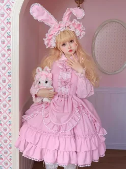 Sweet Lolita Dress Polyester Sleeveless Jumper Sweet Lolita Dress