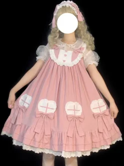 Sweet Lolita Dress Polyester Sleeveless Dress