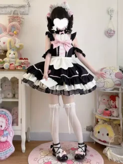 Sweet Lolita Dress Polyester Sleeveless Sweet Lolita Dress