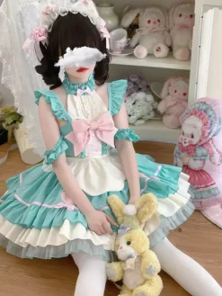 Sweet Lolita Dress Polyester Sleeveless Sweet Lolita Dress