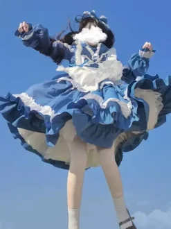 Sweet Lolita Dress Polyester Long Sleeves Dress Lolita Dress
