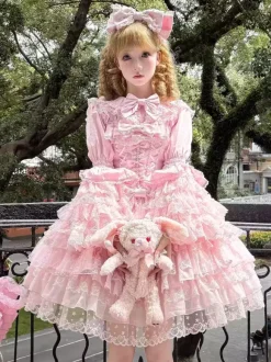 Sweet Lolita Dress Polyester Sleeveless Jumper Sweet Lolita Dress