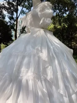 Sweet Lolita Dress Polyester Short Sleeves Lolita Dress