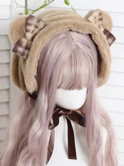 Sweet Lolita Hat Bows Accessory White Lolita Accessories