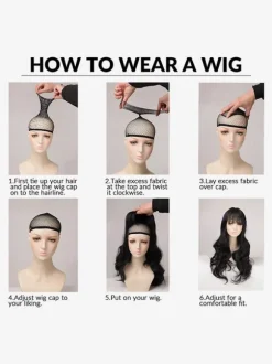Sweet Lolita Wigs Short Heat-resistant Fiber Black Lolita Accessories