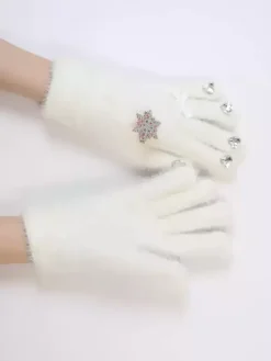 Sweet Lolita Accessories Ecru White Rhinestones Accessory Polyester Miscellaneous