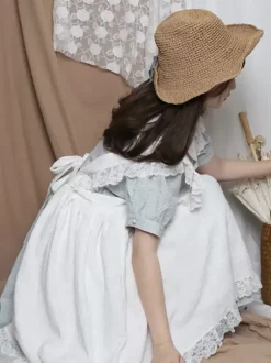 Sweet Lolita Accessories White Ruffles Apron Miscellaneous