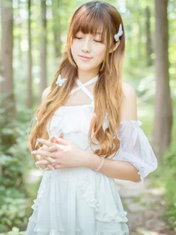 Sweet Lolita Dress Lace Ruffle Chiffon Lolita Jumper Skirt
