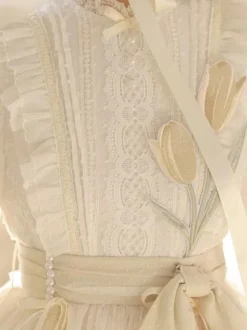 Sweet Lolita Dress Polyester Long Sleeves Dress Sweet Lolita Dress