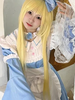 Sweet Lolita Dress Polyester Long Sleeves Dress