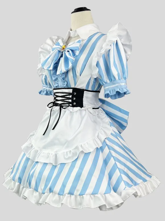 Sweet Lolita Dress Polyester Short Sleeves Dress