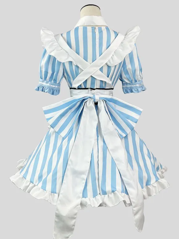 Sweet Lolita Dress Polyester Short Sleeves Dress