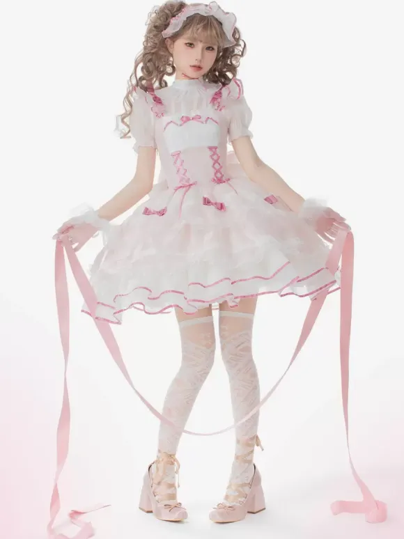 Sweet Lolita Dress Sleeveless Sweet Jumper Lolita Dress