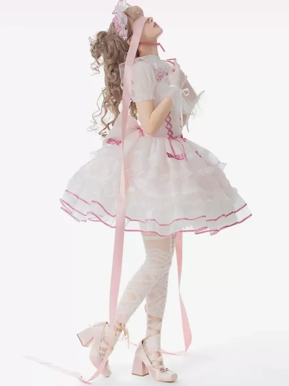 Sweet Lolita Dress Sleeveless Sweet Jumper Lolita Dress