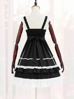 Sweet Lolita JSK Dress Neverland Bows Ruffles Lolita Jumper Skirts