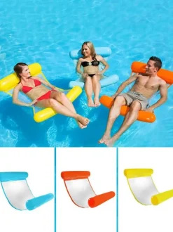 Swim Water Hammock Recliner Inflatable Floating Bed Pool Mattress Swimming Ring