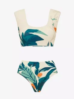 Swimsuits Cover-Ups Apricot Beach Summer Swimsuit Set