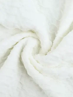 Textured Mini Dress For Women - Cream White Coquette Aesthetic Ruffle Cuff Bodycon- Summer Beach Date Night 2026