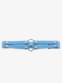 Thigh Garter Belt Gothic Leg Harness Belt Party Ecru White Metal Details
