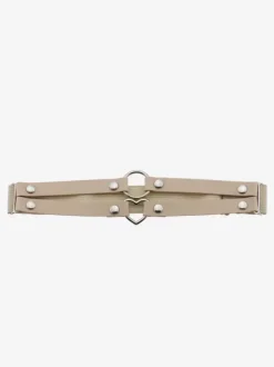 Thigh Garter Belt Gothic Leg Harness Belt Party Ecru White Metal Details