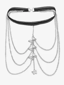 Thigh Chain Butterfly Layered Delicate Beach Vacation Leg Chain
