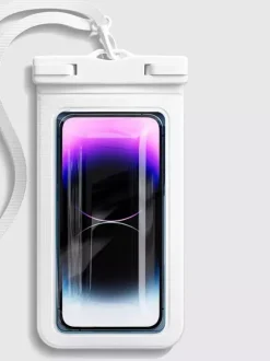 Transparent Waterproof Phone Case IPX8 Deep Water Proof For Beach Swimming Surfing