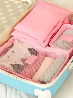 Travel Organizer Garment Bag Storage Suitcase Set