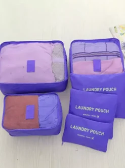 Travel Organizer Garment Bag Storage Suitcase Set