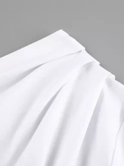 T-Shirt Asymmetrical One Shoulder Ruched Half Sleeve Top