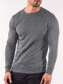 T-shirts Chic Jewel Neck Long Sleeves