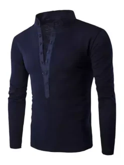 T-shirts Chic Jewel Neck Long Sleeves